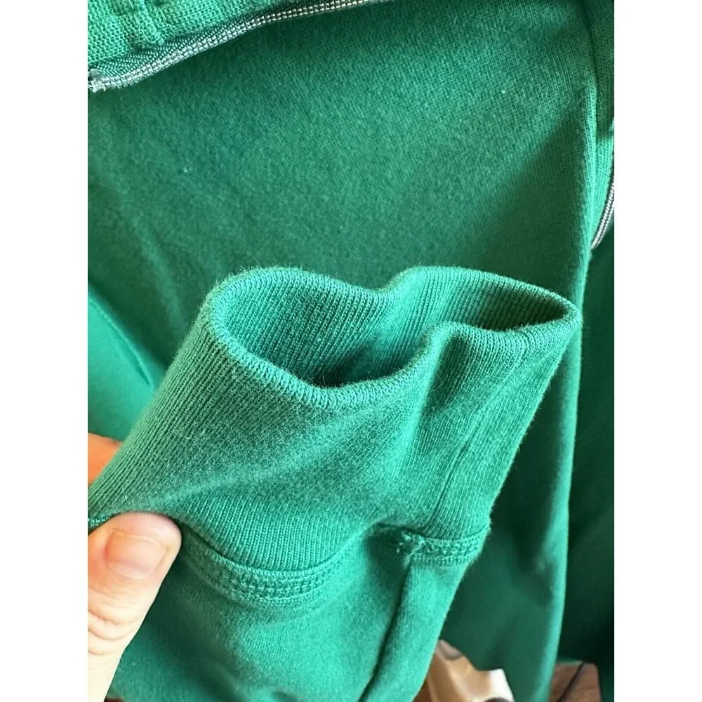 Banana Republic Men’s Quarter Zip Sweater Vibrant‎ Green Sz Large